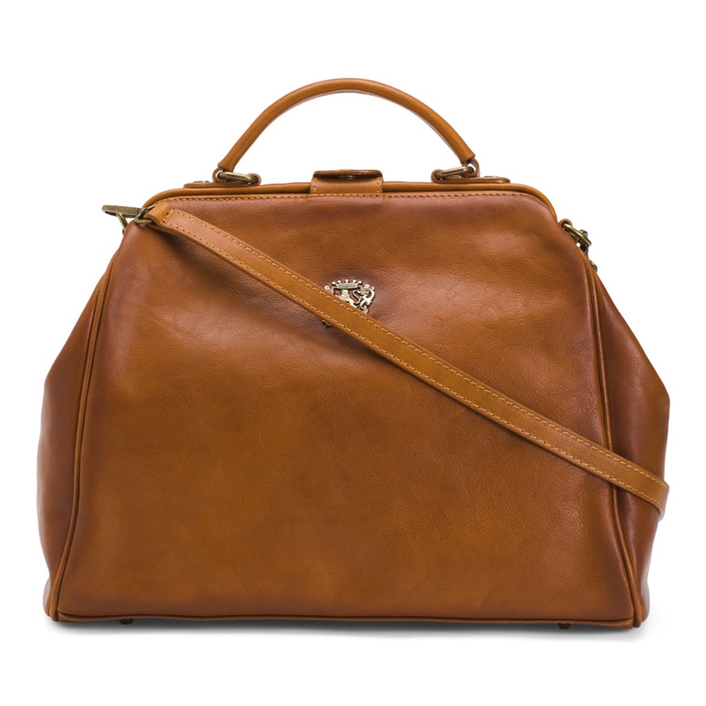 New Pratesi Firenze Monteriggioni B174 Brown Leather Doctor Bag